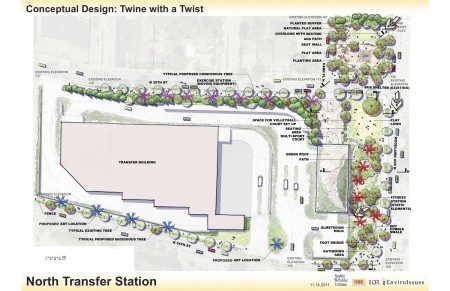 The plan for the new North Transfer Station. Image from Seattle Public Utilities