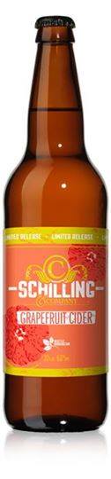 Schilling Cider's newest seasonal offering: Grapefruit Cider