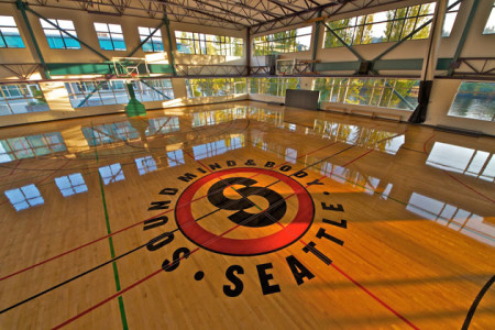 Sound Mind and Body's facility includes a collegiate size basketball court.